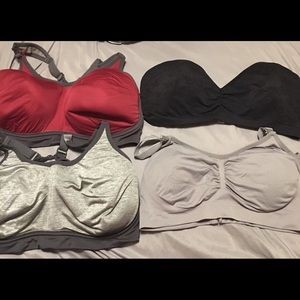 Nursing sports bras size 2XL